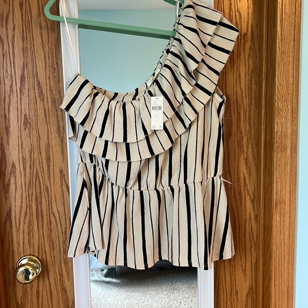 Maeve by Anthropologie One Shoulder Blouse